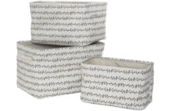 Set of 3 Twigge Storage Boxes - Black